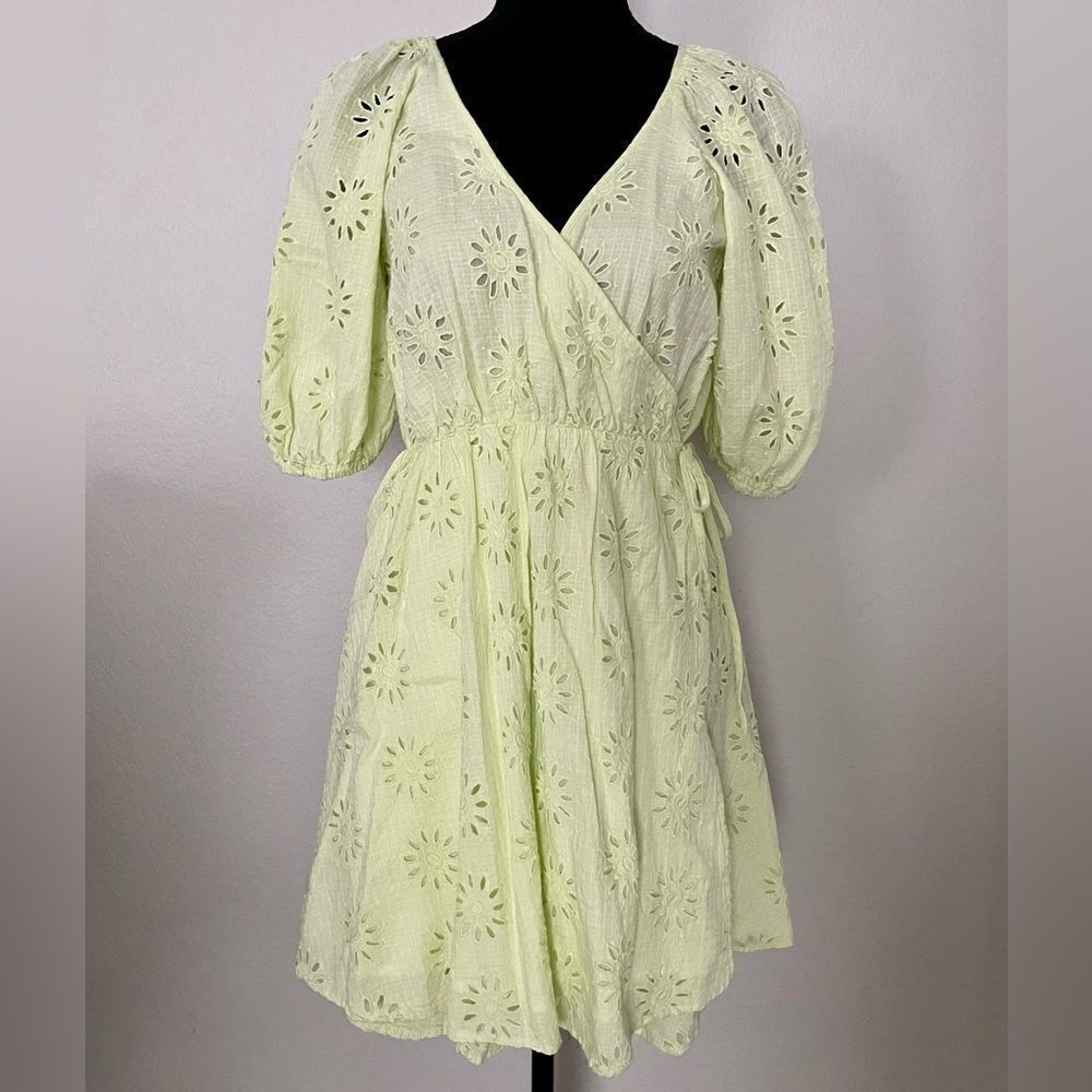 NWT Zara Openwork Embroidered Dress